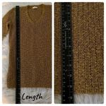 J.Jill Textured Open Stitch V Neck Top Style 223531 Photo 8