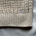 Hollister  Tan Open-Knit Cardigan Sweater Size Large Cream Boho Oversized Cozy Photo 5