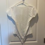 Aritzia Babaton White Square Neck Bodysuit Photo 2