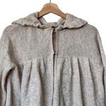 Free People  Wool Blend Hooded Cardigan Tan Size XSmall Photo 4