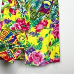 Jams World Vintage 90s Floral Hawaiian Tropical Sleeveless Tank Dress Yellow Photo 8