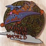 Disney Pin A Whole New World (Lime) Aladdin and Jasmine (no music) - 2002 Photo 0