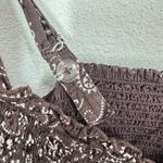 American Eagle Outfitters Smocked Paisley Print Crop Tank Top Women XL Festival Photo 6