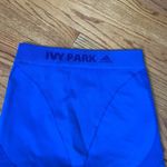 Ivy Park  Adidas Bright Blue Biker Shorts Photo 3