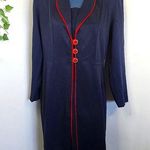 Danny & Nicole Vintage Mavy Blue Blazer Dress Photo 0