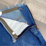 See By Chloe  Denim Skirt Side Pleat Raw Edge‎ Blue 28 6 Photo 9