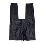 BCBGMAXAZRIA  Blossom High Rise Faux Leather Leggings Ankle Skinny Black XS Photo 2