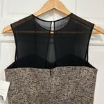 Donna Morgan  Party Cocktail Holiday Dress Black/Gold Sheath Metallic Formal Glam Photo 3