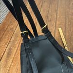 Coach  vintage 90s Black Leather mini backpack day pack Bag with dust bag Photo 5