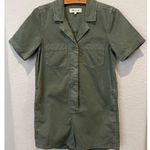 Madewell  Garment-Dyed Relaxed Coverall Romper Size XXS Photo 7