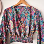 OCEANBLUE apparel boho tropical 2 PIECE SET pants & top FREE SIZE vacation beach Photo 5