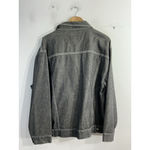 Womans Crest Jeans Denim Trucker Jacket 2 XL Black Size XXL Photo 1