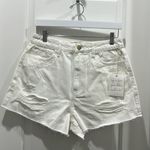 Show Me Your Mumu NWT REVOLVE White Denim Cut Off Shorts Sz 27 Photo 3