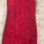 Anthropologie Knit Fuschia Circle Scarf Photo 4