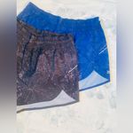 All In Motion  Blue Floral Running Shorts Elastic Waist Women's Sz Large Bundle Photo 7