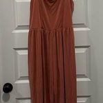 Primark Orange/Rust Sleeveless Cropped Length Jumpsuit size 8 Photo 0