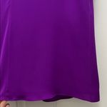 Milly  Vibrant Purple Silk Blend Double V Neck Sleeveless Tank Top Blouse - Sz 6 Photo 9