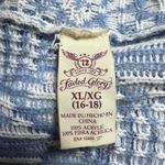 Faded Glory  Boho bohemian waterfall knit open front cardigan duster sweater Photo 2