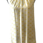 Nell Couture Yellow Polka Dot Silk Blend Halter High‎ Neck USA Women's Size 0 Photo 0
