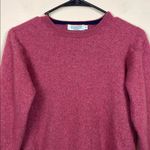 Lochmere Women’s Washable Cashmere Red Knit Comfy Cozy Crewneck Sweater Size M Photo 1