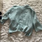 Free People  turquoise knit cardigan Photo 2