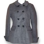 Metaphor  Hooded Grey Peacoat Photo 13