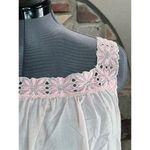 tank top pink lace square neck Size M Photo 2