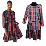 Draper James RSVP Black Red Bow Back Dress Size Medium NEW with Tags Photo 1