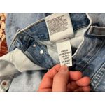 AGOLDE Womens  Button Fly 90 's Mid Rise Loose Fit Distressed Jeans in Fall Out Photo 5