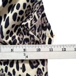 ASOS  Swimsuit Womens 00 P Tan Black Leopard One Piece Ribbed Mob Wife Strappy Photo 4