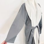 Restoration Hardware Signature Spa Robe Unisex Gray White Loungewear Size Large Photo 3