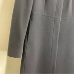 J.Crew Double Cloth Wool Topcoat Black | Size 4 Petite | Long Classic Coat Photo 5