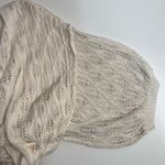 POL Crochet Ivory Beach Cover Up Kimono Cardigan Tassel Tie Waist Size S NWOT Photo 6