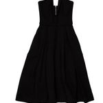 N/Nicolas Black Strapless Dress Size 0 Photo 2