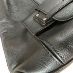 Kate Spade black pebbled leather tronar pockets boho shoulder tote handbag Photo 5