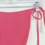 J.Crew NWT  Curved-Waist Cheeky String Bikini Bottom with Beads Pink Size Small Photo 9