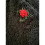 Jones New York Exclusive Hand knit 90s Floral Cotton Blend Cardigan M Photo 8