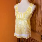 Miss Me  Embroidered Tank Top | Boho Lace Trim Sleeveless Blouse Photo 8
