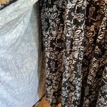 Torrid Monochrome Floral Faux MIDI Wrap Dress with 3/4 Sleeves Size 1 (1x) Photo 4