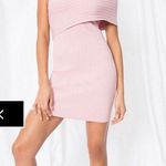 Revolve Pink One The Shoulder Mini Dress Photo 0