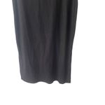 Ease Sport Vintage 90s Size 8 Linen Blend Casual Black‎ Red Floral Maxi Dress Black Photo 2