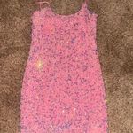 Lucy in the Sky Pink Sparkly mini dress Photo 0