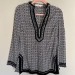 Tory Burch | Black & White Patterned Tunic | 2 Photo 0