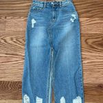 Syjp Denim Midi Skirt Size XS Photo 0