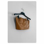 Lulus ★ NWT Lulu’s Date Night Pick Tan Vegan Leather Bustier Strapless - Tan ★ Photo 13