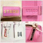 STAUD Shirley Transparent Handbag Tote Leather PVC Clear Pink Medium NWT Photo 15