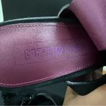 Coach  Poppy Rena Black Suede Slingback Wooden Heels Platform Sandals Size 5.5M Photo 10