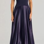 Windsor Madi Strapless Crepe Satin A-Line Formal Dress Photo 0