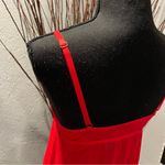 XOXO 🍒 RED ROSE BABYDOLL LINGERIE CAMISOLE TOP SIZE LARGE 🍒 Photo 3