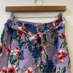 Parker Women's Margo Floral-Print Shorts in Lais Fluer Size 4 Purple Photo 4